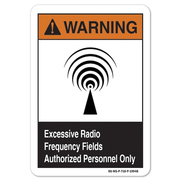 Signmission ANSI Warning, 3.5" Height, 5" Width, Decal, OS-WS-D-35-L-19948 OS-WS-D-35-L-19948 - main